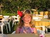 Paige at the luau.