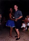 Dancing the night away.